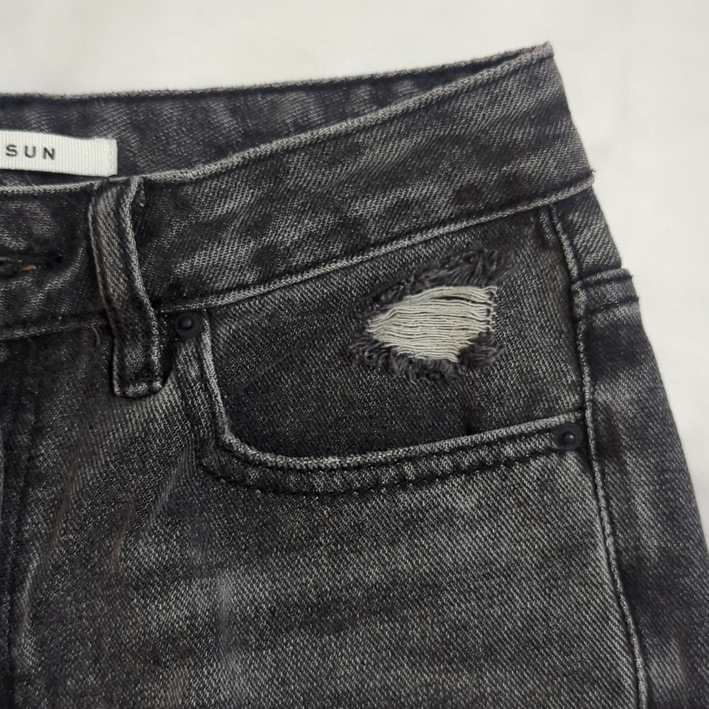Pacsun Washed Ripped '90s Boyfriend Jeans, Color Washed Black Size 26 - Picture 11 of 16